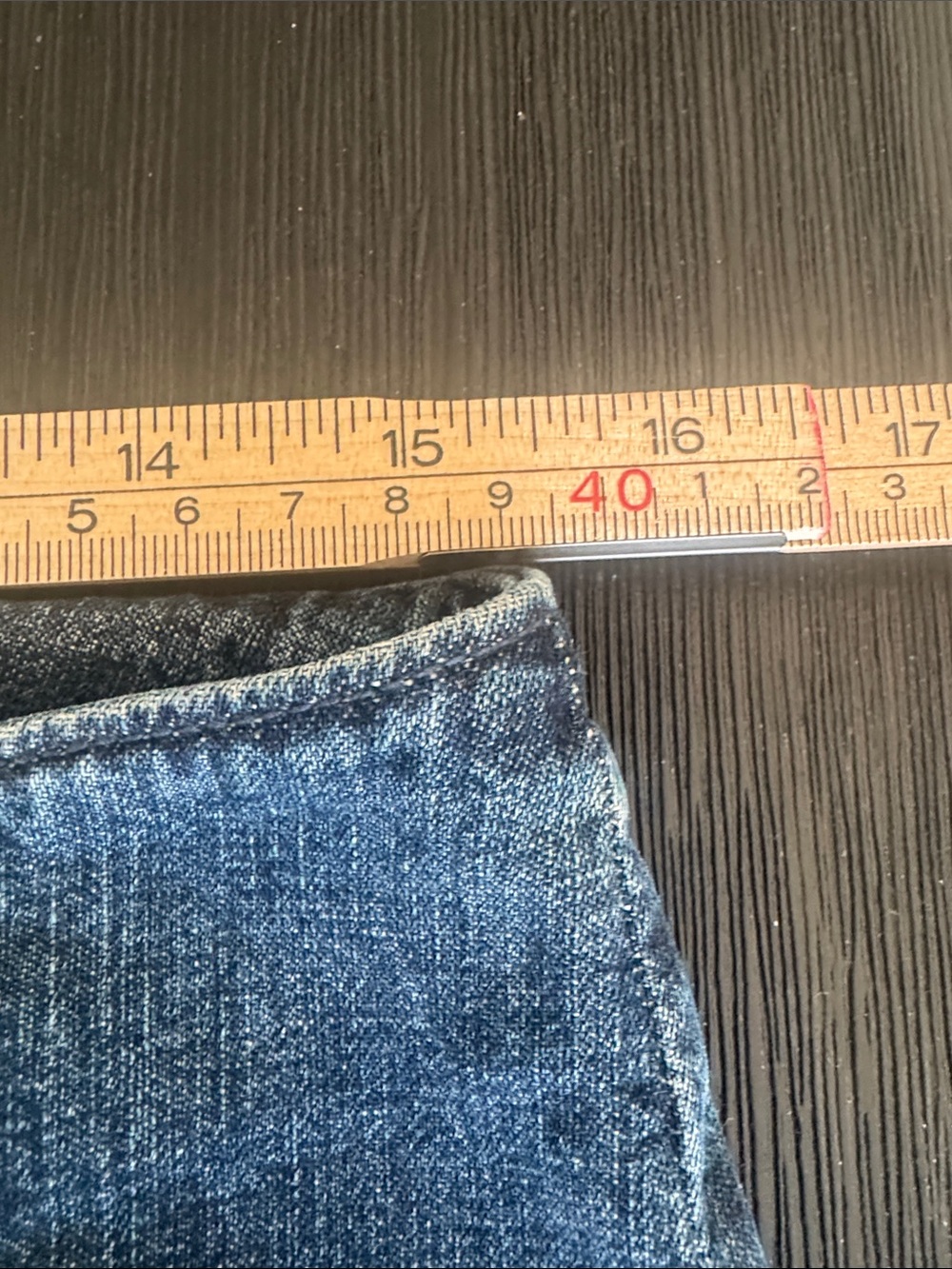 Embroidered Daisy Halogen Wide Leg Statement Jeans Sailor Button Denim Pants 10 - Picture 9 of 12